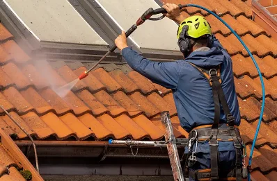 Démoussage et hydrofuge de toiture à Mondragon